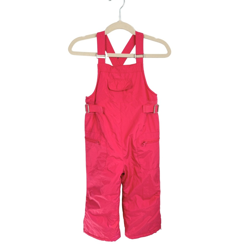 Old Navy Kids Pink Frost Free Snow Bib Overalls Y2K 2007 2T